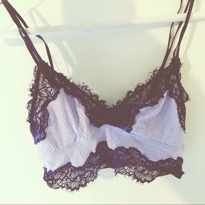 Purple lace bra top!